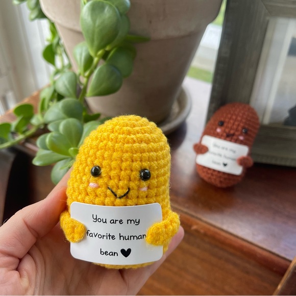 Positive beans - you are my favorite human bean - stuffed coffee bean brand new - Picture 1 of 7